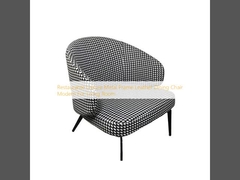 Restaurante Ocio Cuadro de metal silla de comedor de cuero moderna para el salón
