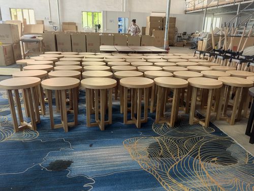 Latest company news about امروز ارسال شد. ميز قهوه اي چوبي با کيفيت عالي براي بازار ژاپن