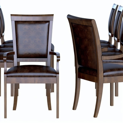 quality Wooden Dining Armchairs Set of 2 with 24 Inch Armrest Height factory